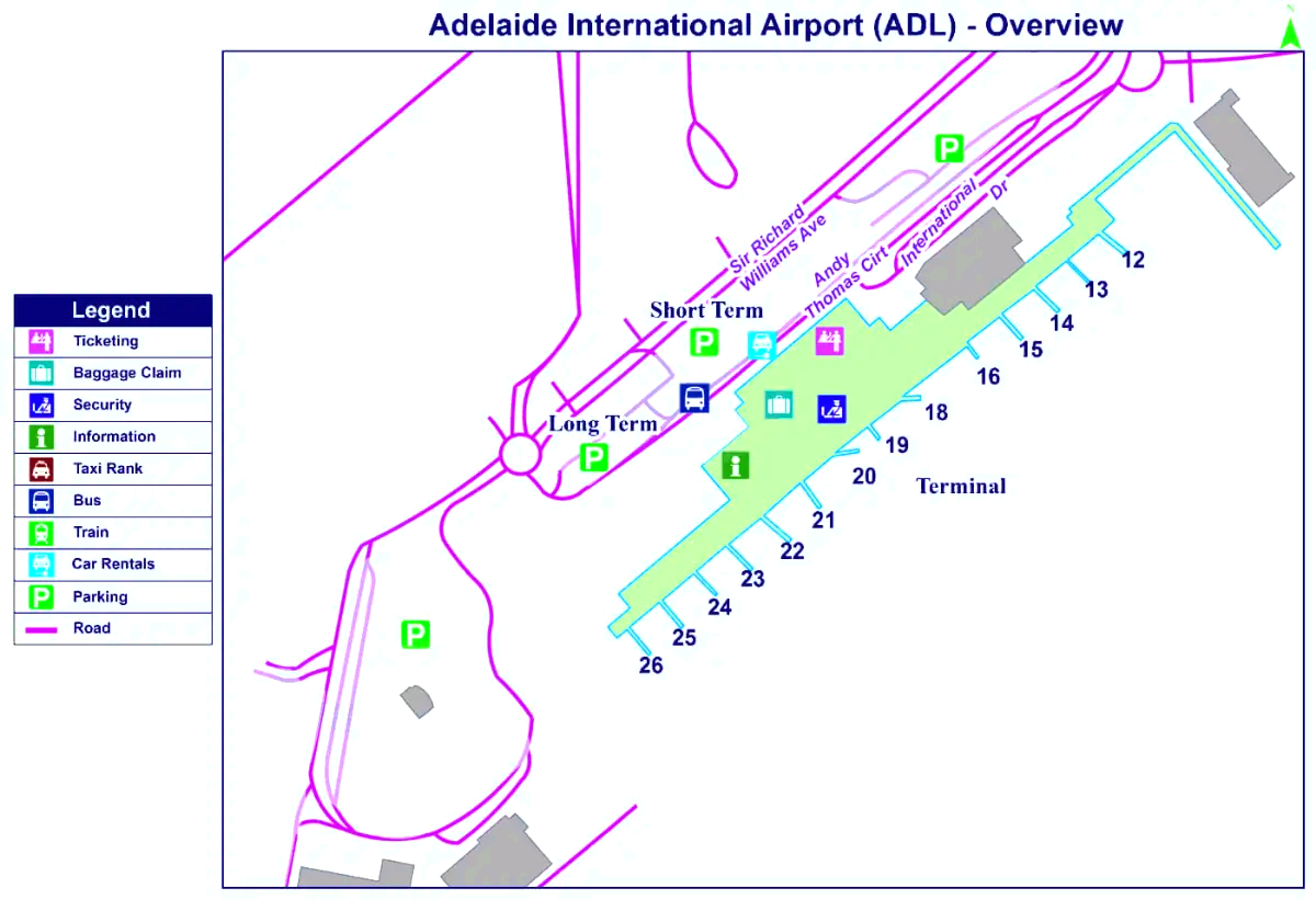 Adelaide internasjonale flyplass