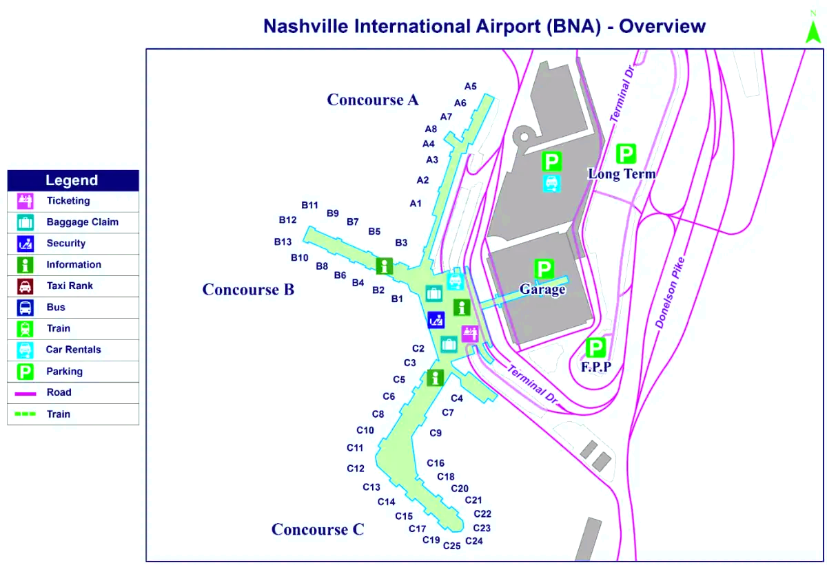 Nashville internasjonale flyplass