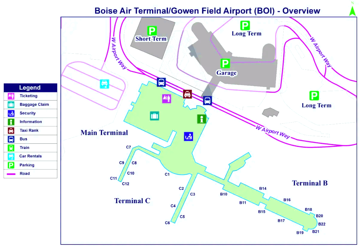 Boise Air Terminal flyplass