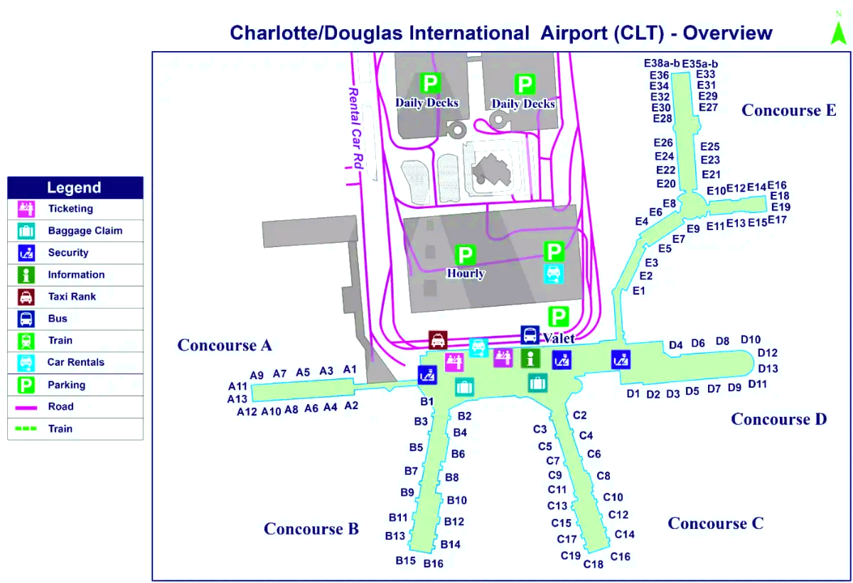 Charlotte Douglas internasjonale lufthavn