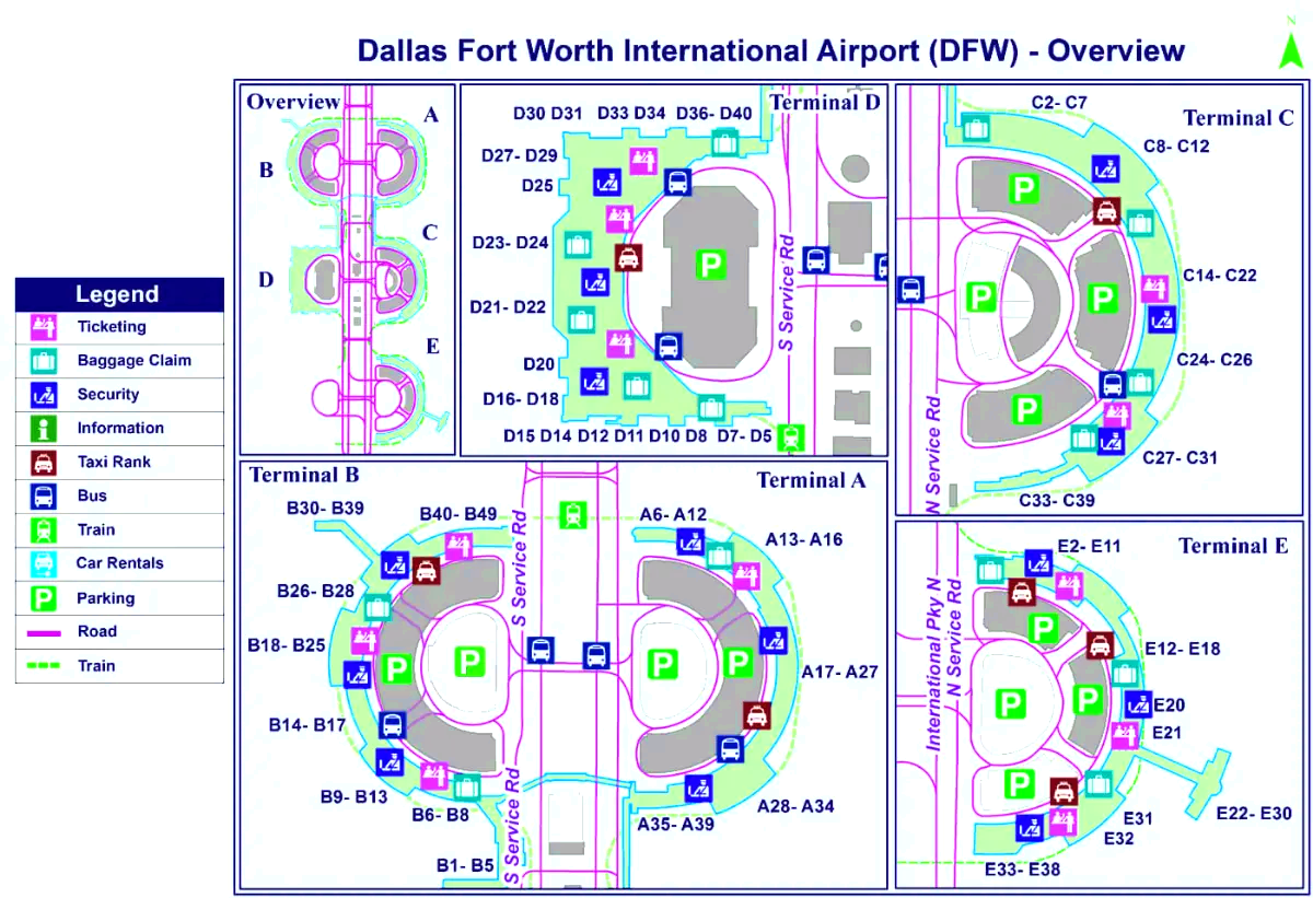 Dallas-Fort Worth internasjonale flyplass