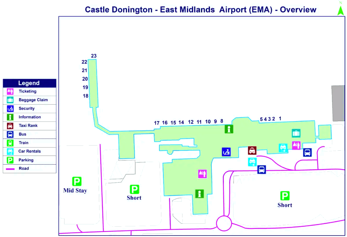 East Midlands flyplass