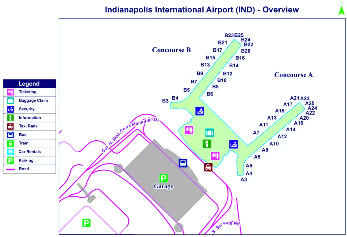 Indianapolis internasjonale flyplass