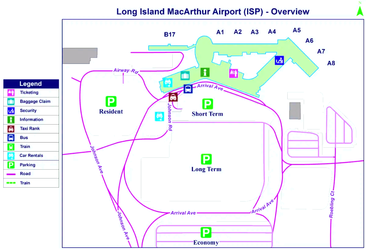 Long Island MacArthur flyplass