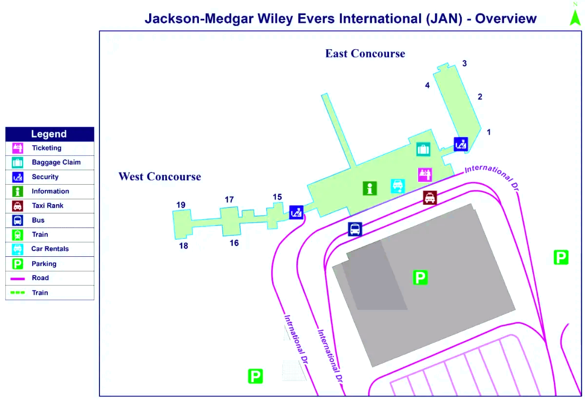 Jackson–Medgar Wiley Evers internasjonale lufthavn