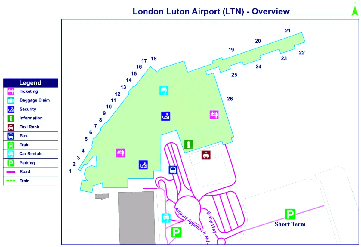 London Luton flyplass