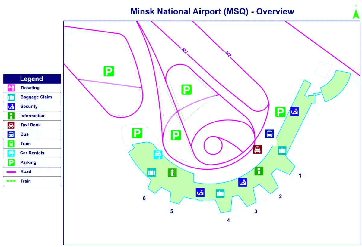 Minsk nasjonale flyplass