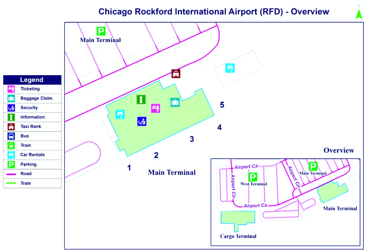 Chicago Rockford internasjonale lufthavn