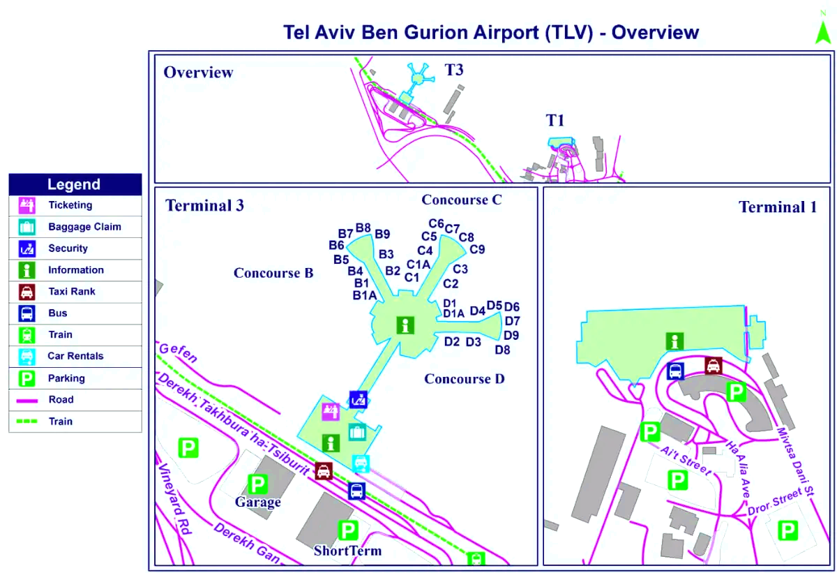 Ben Gurion internasjonale lufthavn