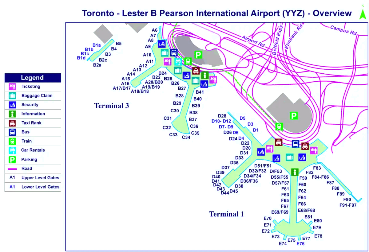 Toronto Pearson internasjonale lufthavn